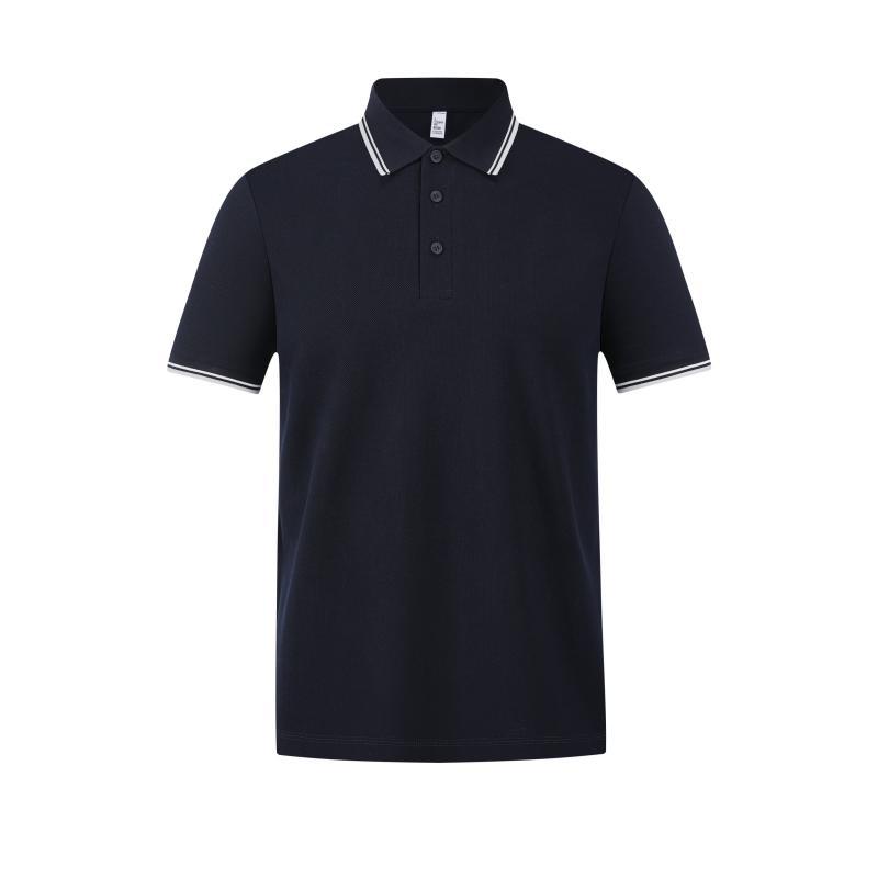 Camiseta de polo de tamaño grande personalizada camiseta de trabajo transfronteriza camiseta cultural bordada logotipo impresa algodón vestido de trabajo de manga corta personalizado