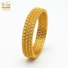 Metal gold bracelet for bride, accessory, India, light luxury style, wholesale