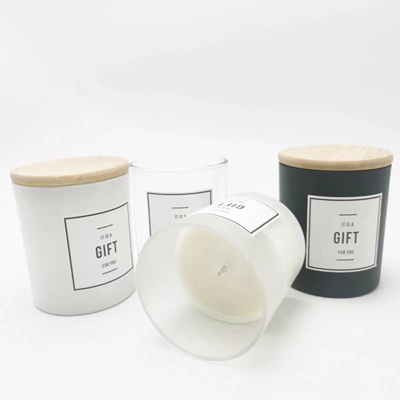 卸売透明ガラスキャンドルカップ diy アロマキャンドルカップキャンドルホルダー正方形ラウンドキャンドルカップロゴ付き|undefined