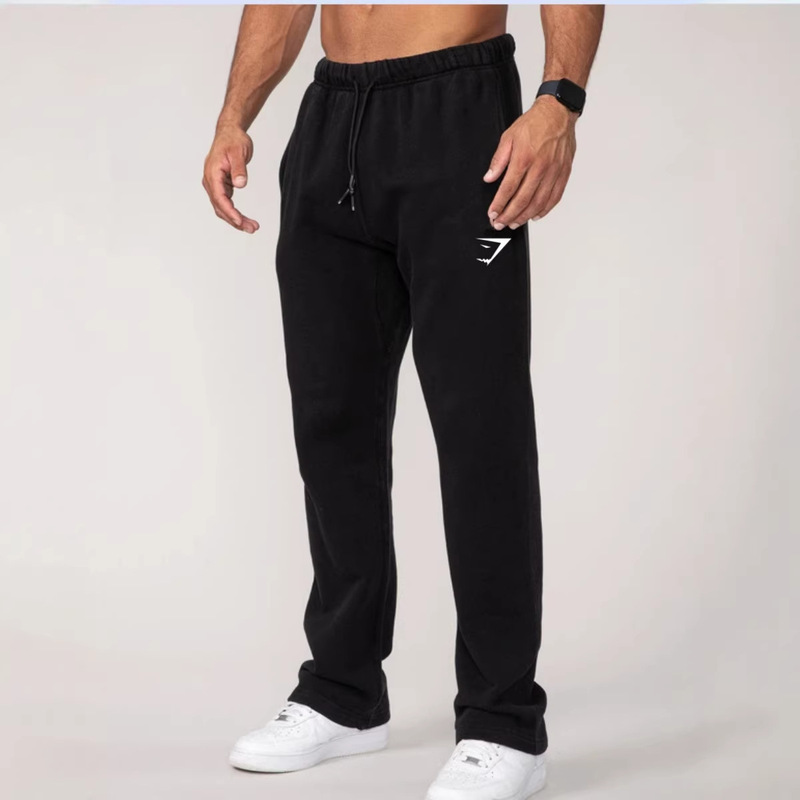 Gym Shark New Sports Sweatpants for Men, Fitness Sports Long Pants, Cotton Printed Casual Squat Long Pants for Men Gym Shark New Sports Sweatpants for Men, Fitness Sports Long Pants, Cotton Printed Casual Squat Long Pants for Men
