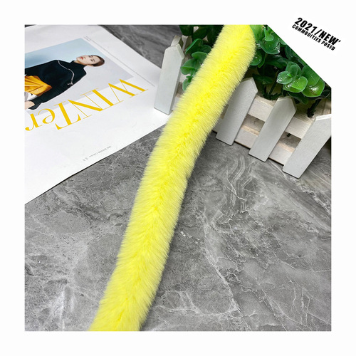 White Ferret Fur Strip Cape Hanfu Accessory Simulation Turkey Feather Strip Christmas DIY Tangzhuang Cape Plush Strip