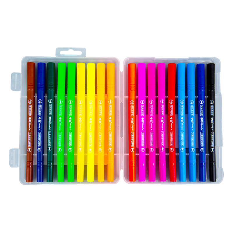 221 pluma suave cabeza acuarela pluma lavable color traje pluma al por mayor de los niños pintura arte pintura material estudiante suministros