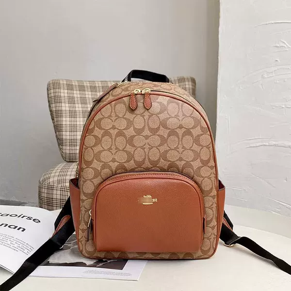 Kou C Brand 2025 New Fashion Retro Versatile Double Zipper Backpack Large Capacity Women's Backpack Wholesale