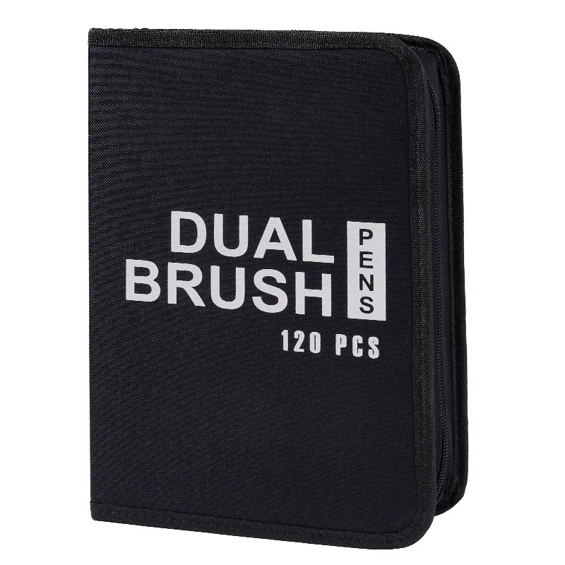 Juego de rotuladores de acuarela de doble punta con paleta de 120 colores, rotuladores profesionales para dibujar, rotuladores para contornear grafitis, rotuladores para dibujar para niños, venta al por mayor