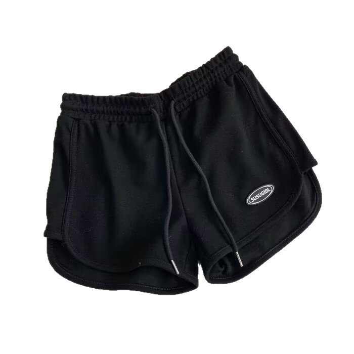 Shorts Deportivos de Talle Alto para Mujer de Fibra de Leche Microelástico para Correr y Gimnasio