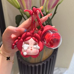 永生花永生的暗恋情侣挂件节日礼品钥匙扣车挂件娃娃机款批发泡壳