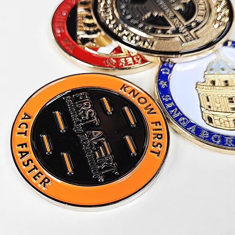 Metal Badge Custom-Made Painted Enamel Zinc Alloy Brooch Corporate Event Commemorative Medal School Badge Badge Metal Medal
