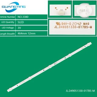 JL.D49051330-017BS-M 5LED 凸透镜 3V 464mm 电视灯条49寸