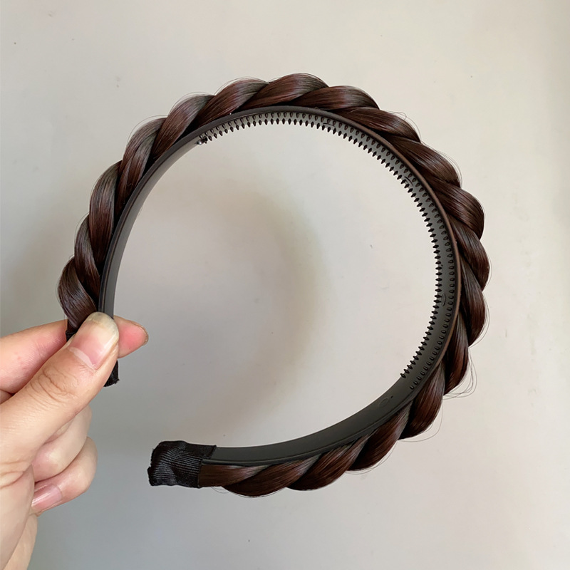 140g Weight Hair Band Hair Accessories Type 1 Piece Quantity Holiday, Street Occasion high temperature wire Material Braid Pattern Women's Gender Streetwear Style Women's Streetwear Braid High Temperature Wire Hair Band 3