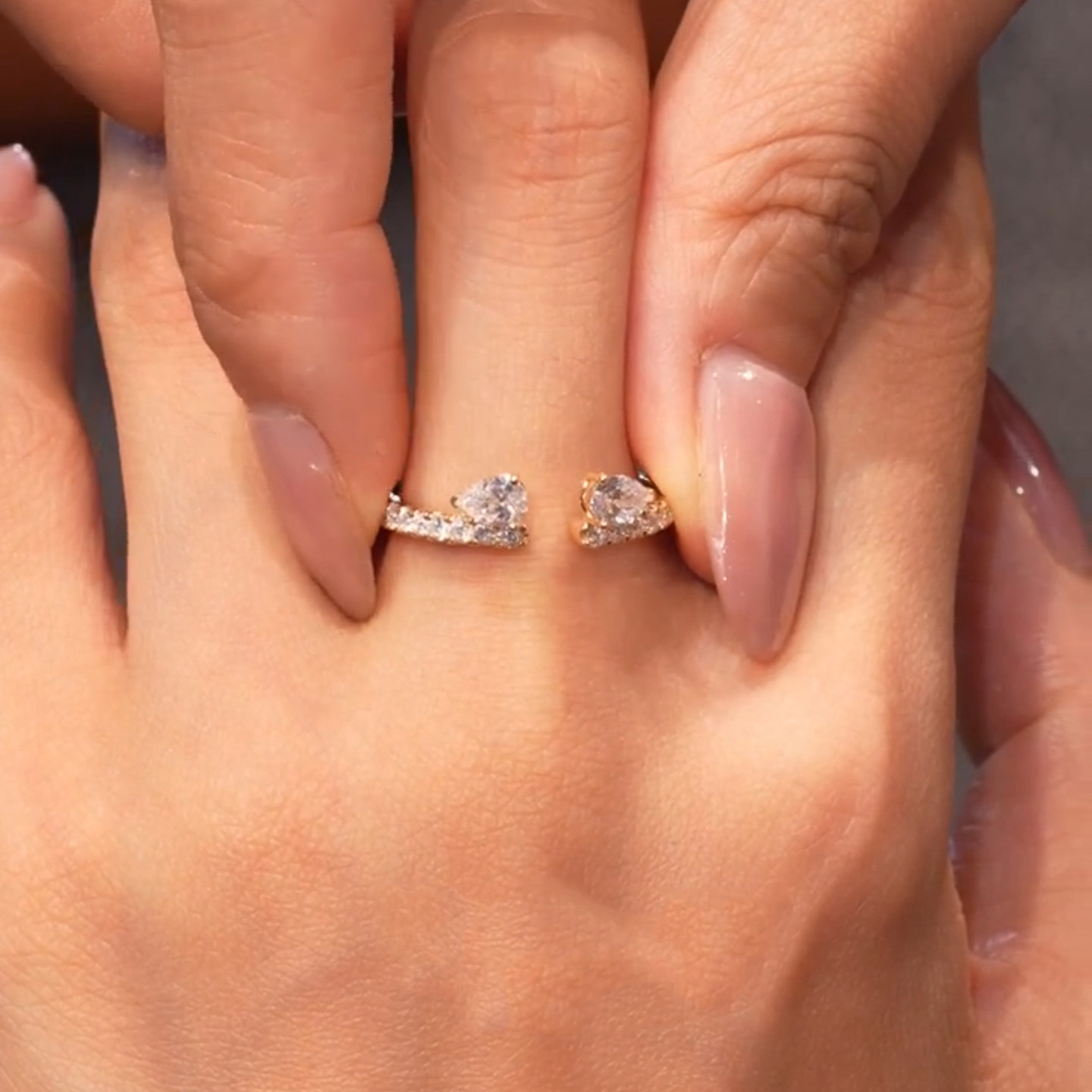 Stapelbare Damenring Sets Mit Zirkonia Im Minimalistischen Stil_voghion.com