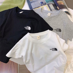 Pure cotton children's short-sleeved T-shirt summer 2025 handsome trendy brand fashionable and versatile casual small and medium-sized boys and girls tops