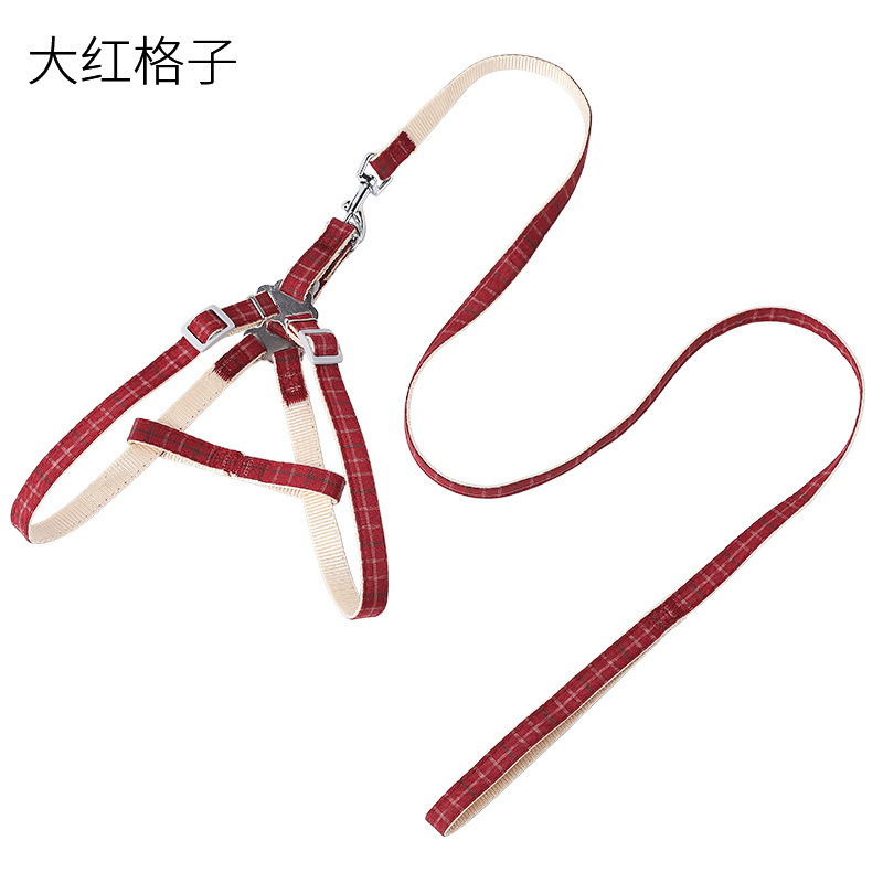 Cuerda de tracción para gatos Cadena para gatos en forma de I Suministros para mascotas Fuera de paseo Cuerda para gatos Poliéster Anti-liberación Fábrica al por mayor