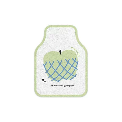 Dropshipping available. Cute, simple, Avtomobil döşəmə paspasları - lime-green-apple-single-front-row-silk-loop-5060cm-1-picture