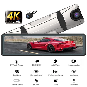 12 düym Axın Medialı, Üç Linzalı, Wifi, Gecə Görüşlü, 4K Tərs Görüntülü Videoqeydiyyatçı