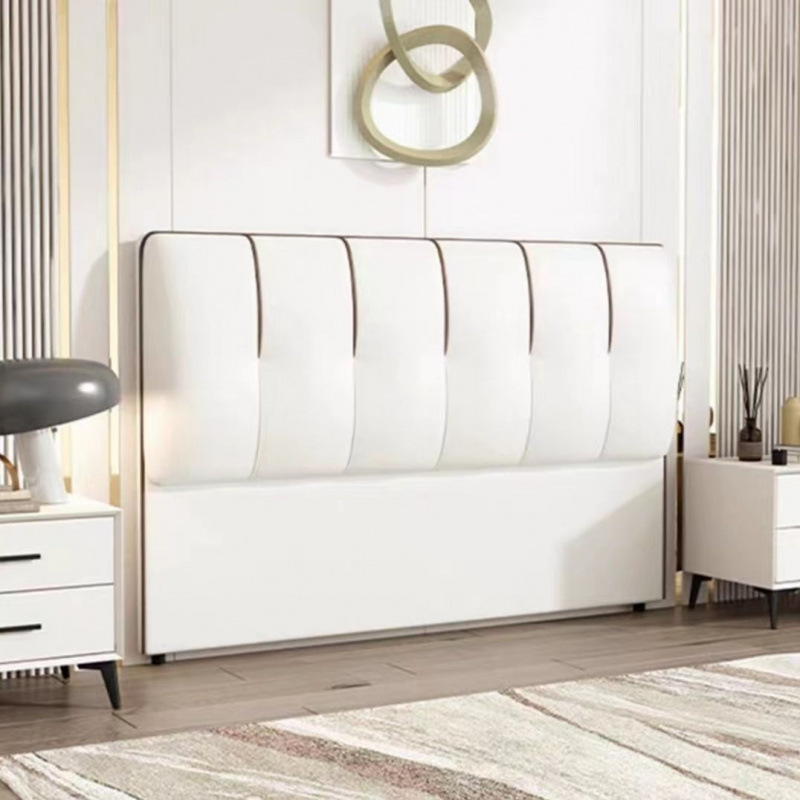 2024 New Style Headboard Soft Bag Simple Modern Solid Wood Technology Cloth Backrest Leather Floor-Standing Ultra-Thin Bedside Bed Headboard