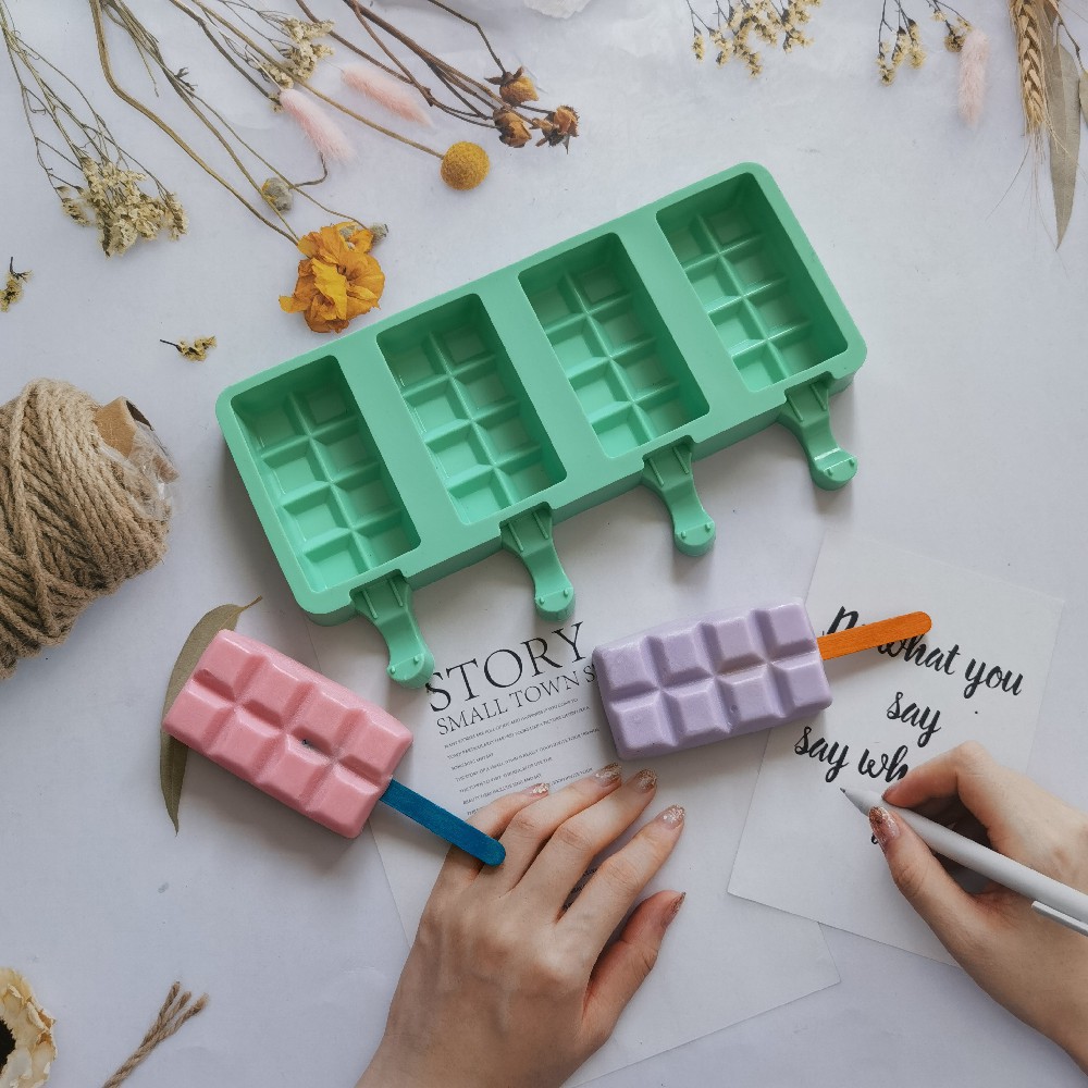 4 helados de silicona molde de helado de 485 helados molde de helado de helado de verano suministros de fiesta