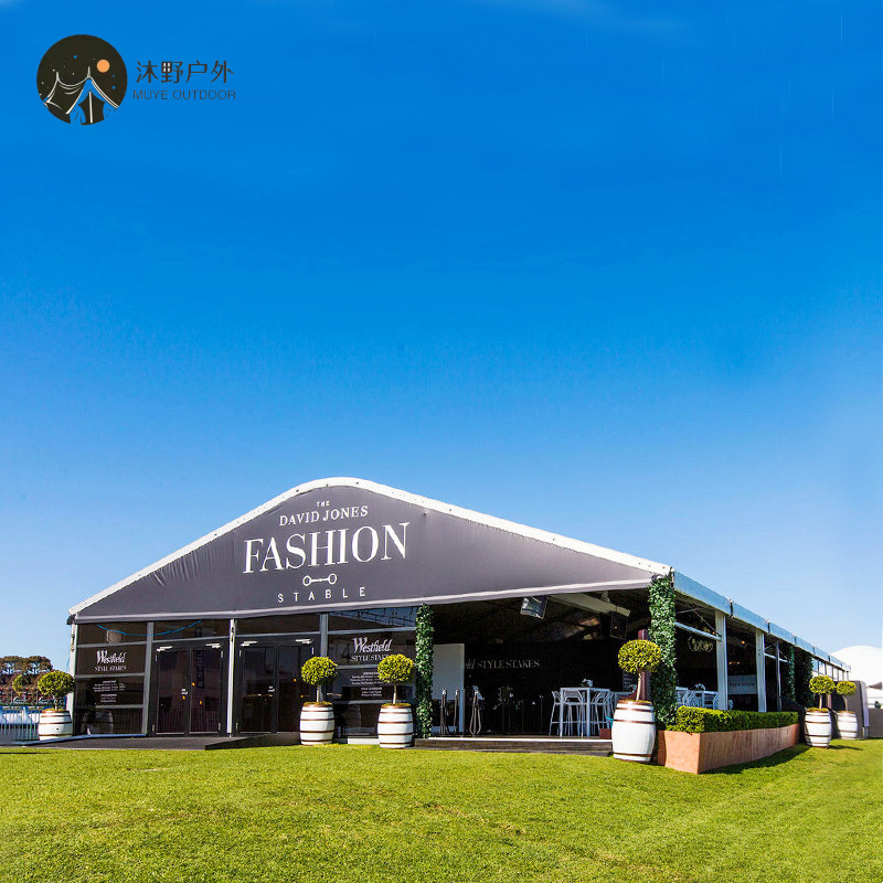 Muye gran estadio al aire libre almacén de bodas exposición campana arqueada exposición actividad campana arqueada de aleación de aluminio