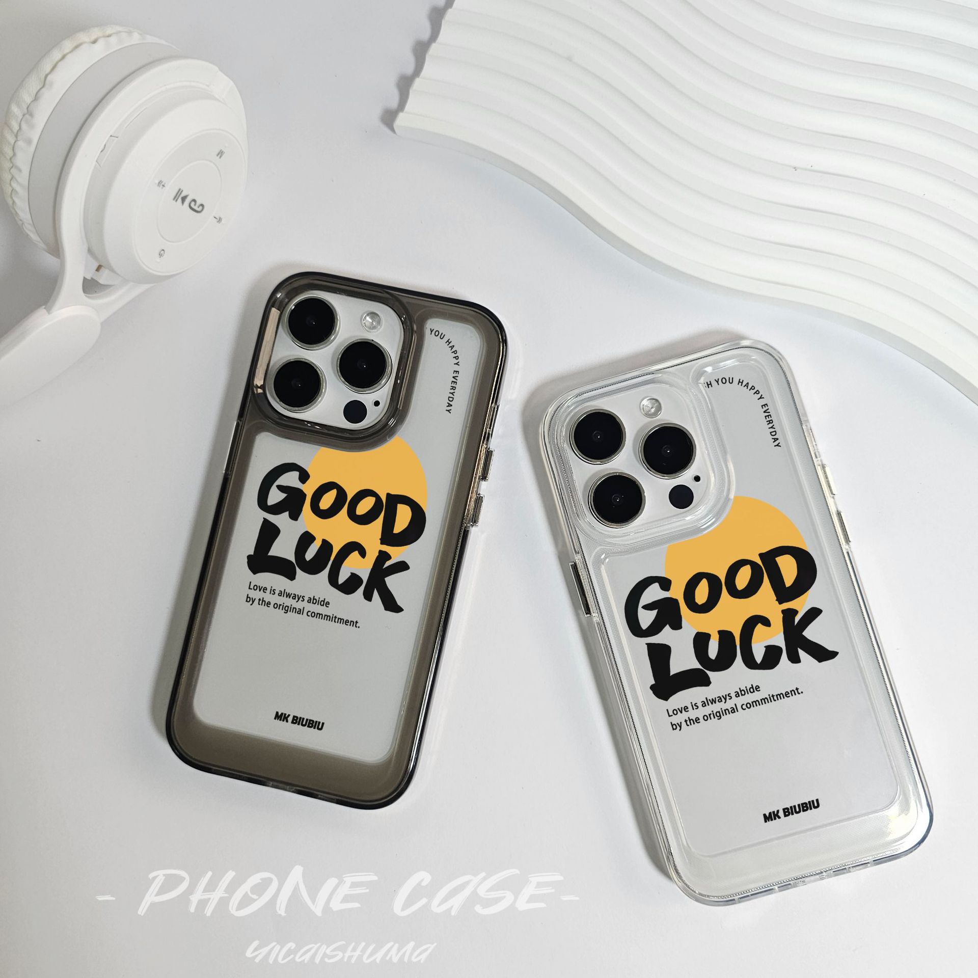 Text acrylic phone suitable for Apple 15/iPhone14Promax/13 electroplated 12/11 space case X_voghion.com