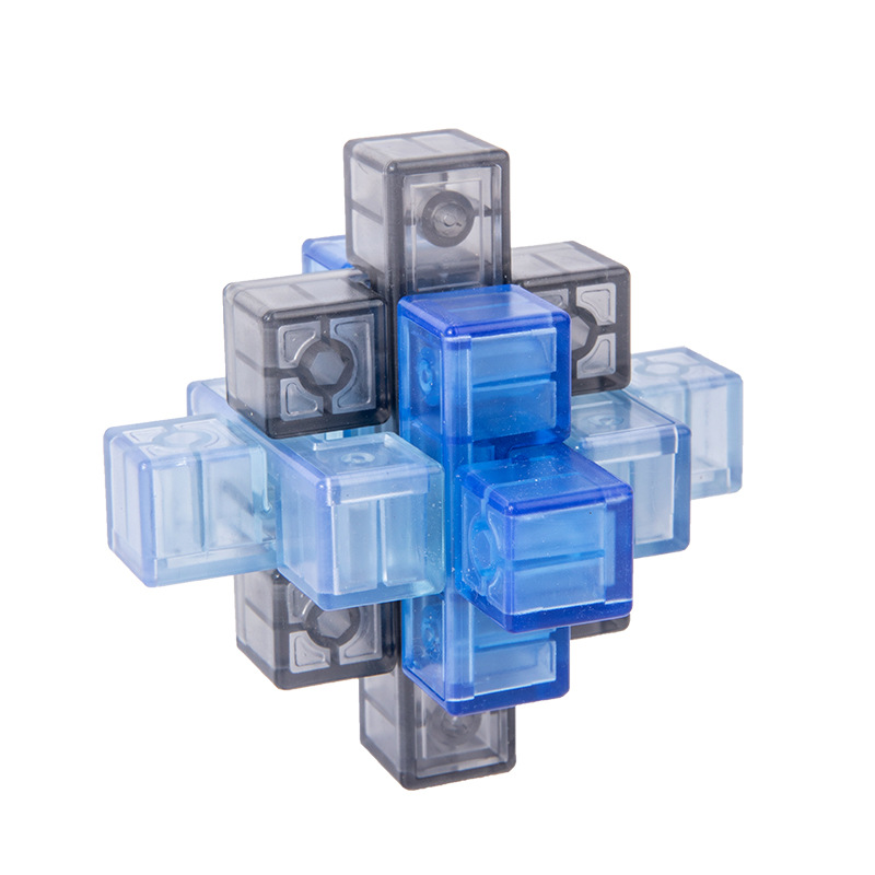 Juego completo de anillos intelectuales de marea nacional, bloques de construcción de espiga y espiga, estudiantes, adultos y niños, desbloquean juguetes educativos, cerraduras Luban, cerraduras Kongming