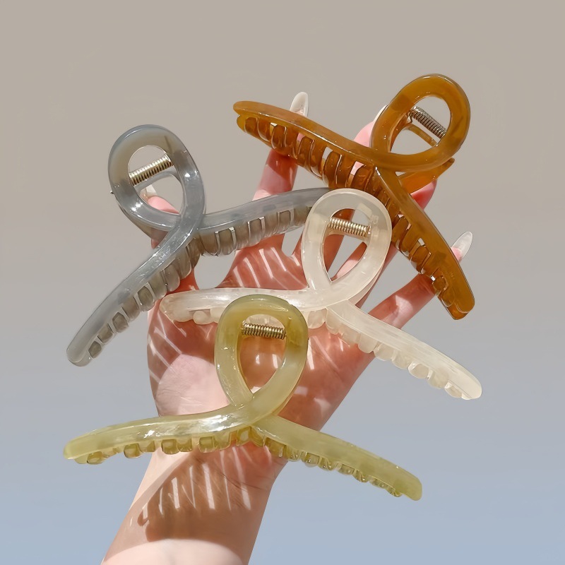 13cm Transparent Shark Hair Clip Large Hairpin for Women to Use after ...