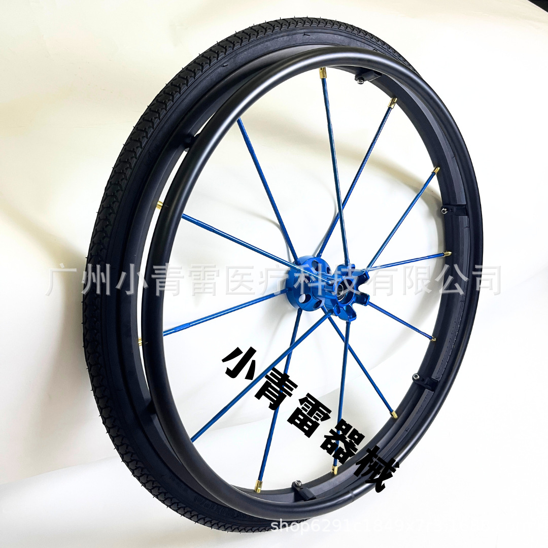 Universal blue hexagonal inflatable wheel