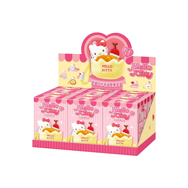 Оригинал My Melody & Kuromi, микрокоробка «Цветочный человек секретного мира», слепой бокс Kuromi, фигурки, украшения и сопутствующие подарки