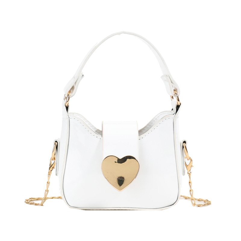 Bolso de hombro de niña brillante láser de moda, dulce y cariñoso mini bolso de bebé, nuevo bolso de cadena para niños, marea
