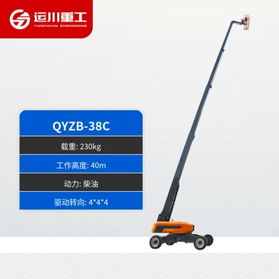 Avtomobil fırlanan platformaları – Seven-Eighth Games High-Altitude Work - raised-38m-wood-drive-load-230kg-deposit