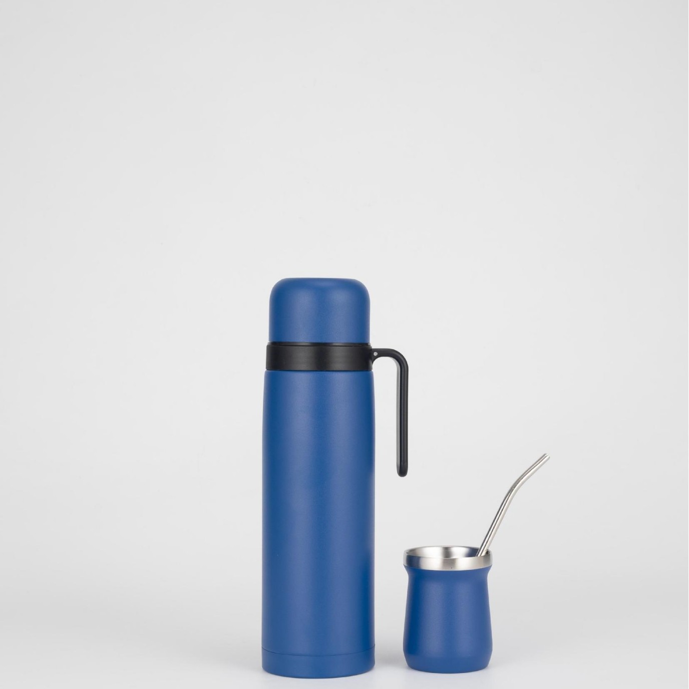 2025 acero inoxidable transfronterizo mate taza de agua portátil a prueba de quemaduras de doble capa