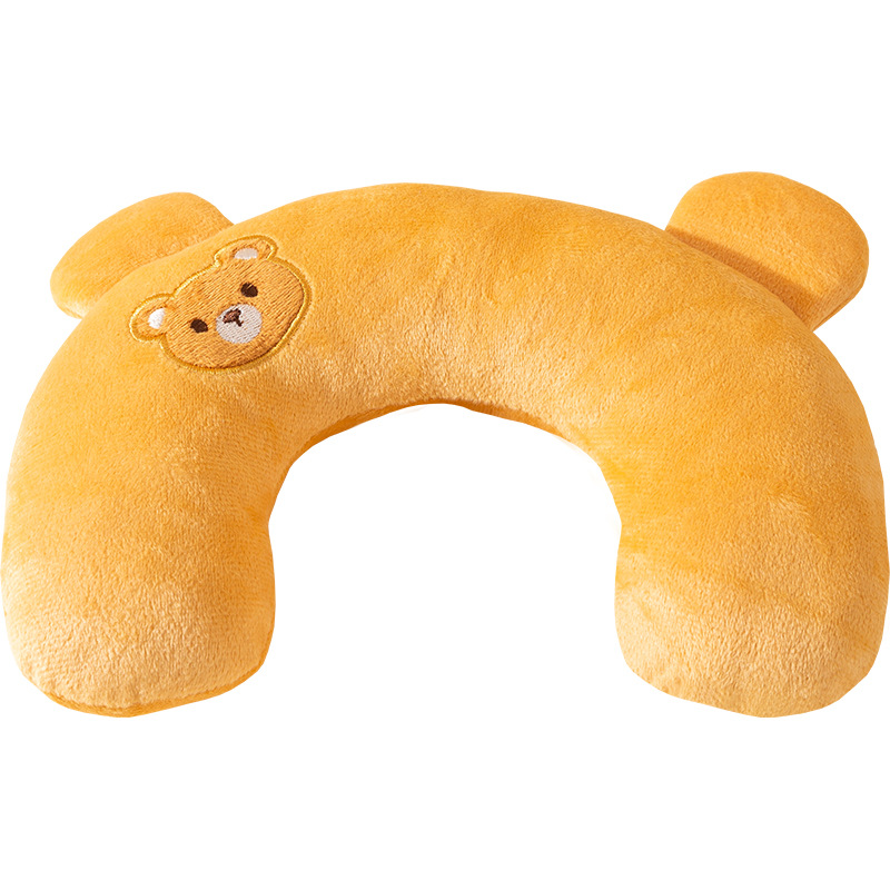 Perro especial mascota Four Seasons universal de dibujos animados transpirable bordado almohada en forma de U gato almohada para dormir suministros al por mayor