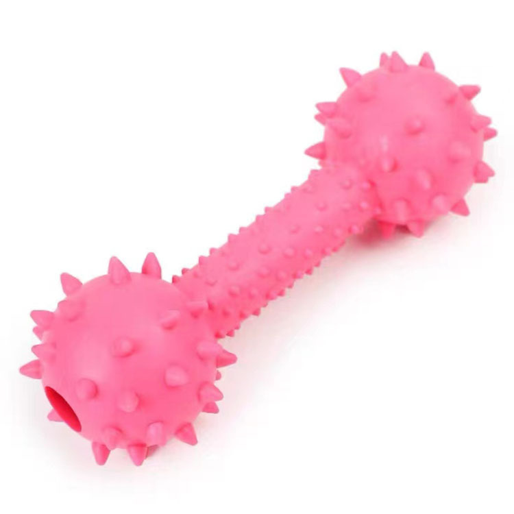 Juguete de sonido para perros con barra de púas TPR juguete molar resistente a mordidas juguete educativo juguete de goma suministros para mascotas
