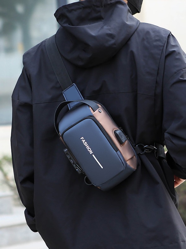 Bolsa de pecho multifuncional para motocicleta, estilo transfronterizo, con un toque de alta gama, antirrobo, para ciclismo al aire libre, para hombre, venta directa de fábrica, modelo unisex.