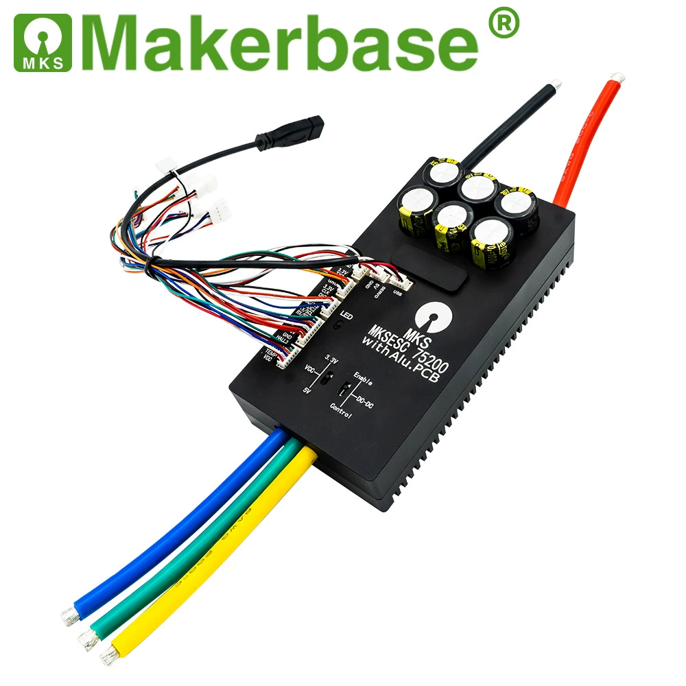 MakerBase Vesc 75V200A V2 Benjamin электрическая модель FOC бесщеточный мотор VESC75