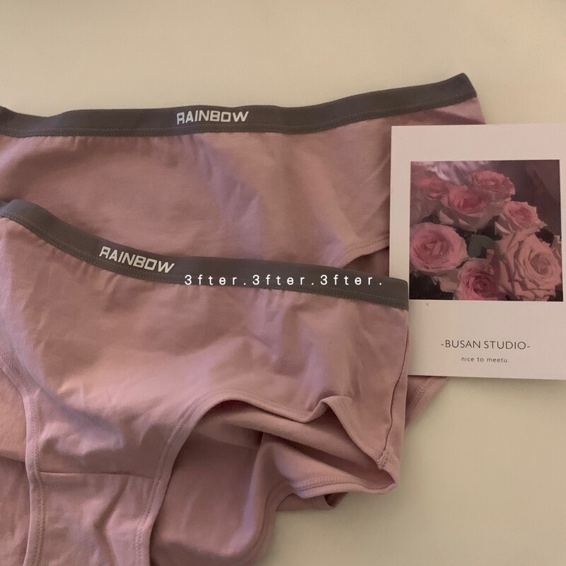 There is always a bunch of flowers warming you "[cotton underwear] comfortable soft glutinous mid-waist underwear female cute girl