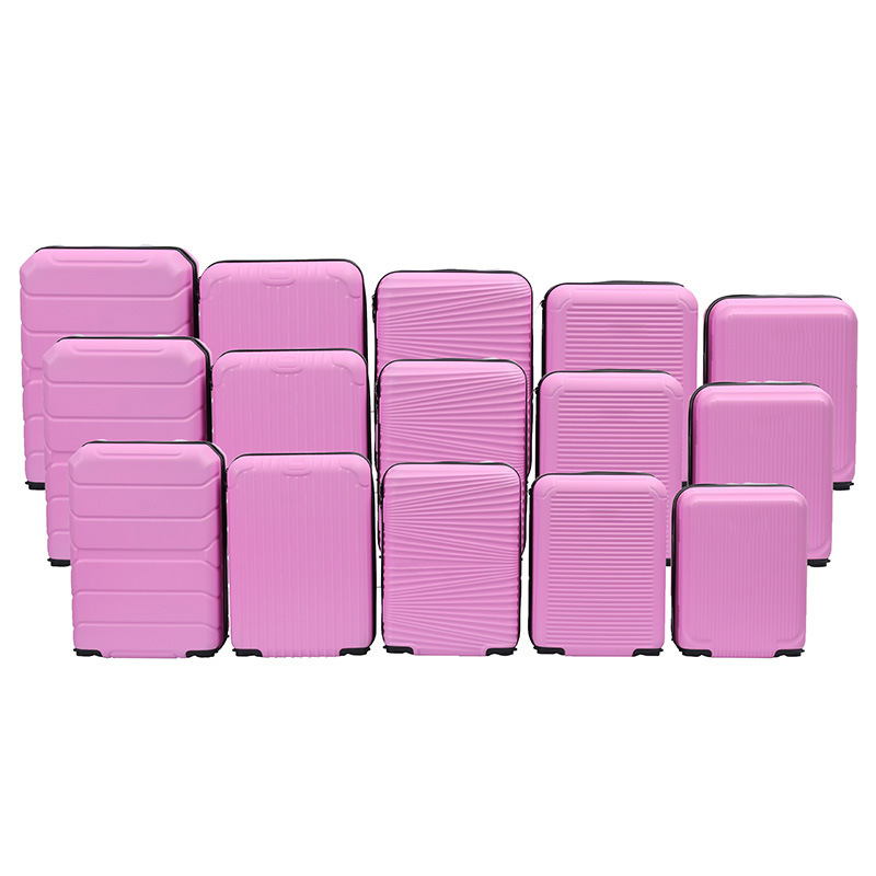 Foreign Trade Semi-Finished 12-Piece Set Abs+Pc Multi-Piece Set to Save Shipping Costs Suitcase Trolley Suitcase
