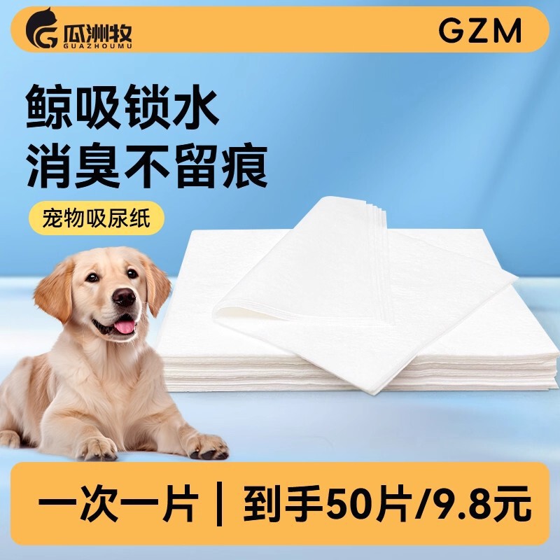 Dog Urine-Absorbing Paper Thickeneded Deodorizing Absorbent Pad Pet Urine-Absorbing Paper Diaper Pad Cat Diaper Pad Disposable Absorbent Paper