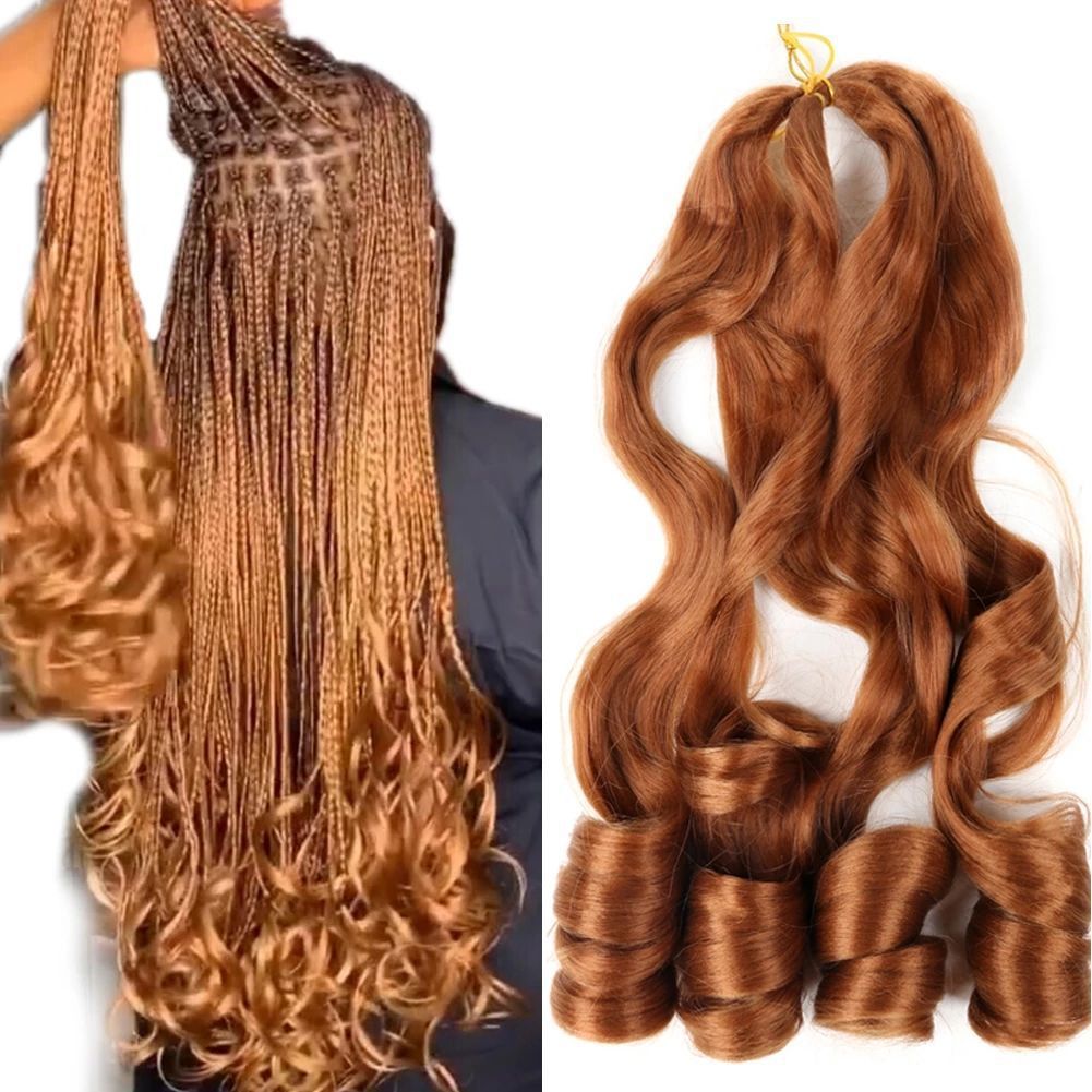 Curly Crochet Hair Loose Wave Braids Syn...