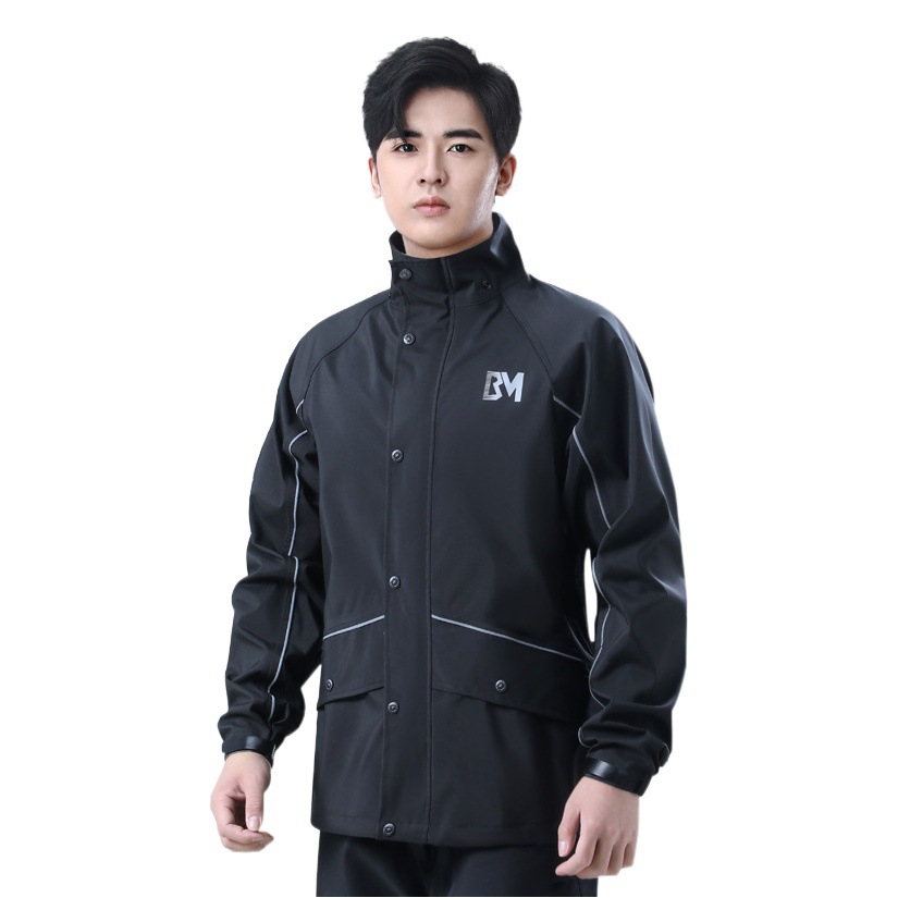 Impermeable pantalones de lluvia traje al por mayor split hombres a prueba de lluvia para llevar a caballo Protección Laboral reflectante de cuerpo completo impermeable de la motocicleta