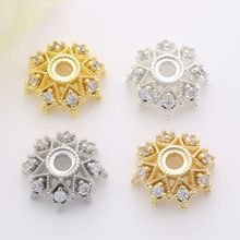 �~僱�ɫ18K΢��ʯ���а�â��ѩ��ñ��Ƭˮ��diy�ִ��ֹ������