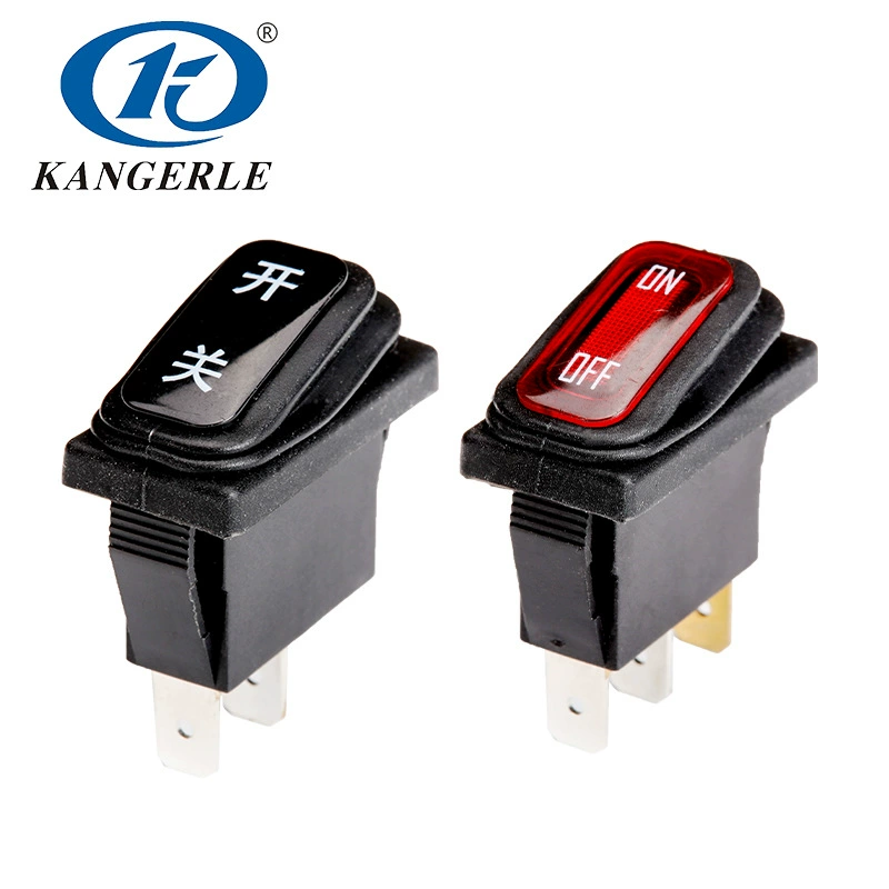 Водонепроницаемый переключатель типа корабля с легкой защитной крышкой переключателя типа корабля SPST переключатель типа корабля