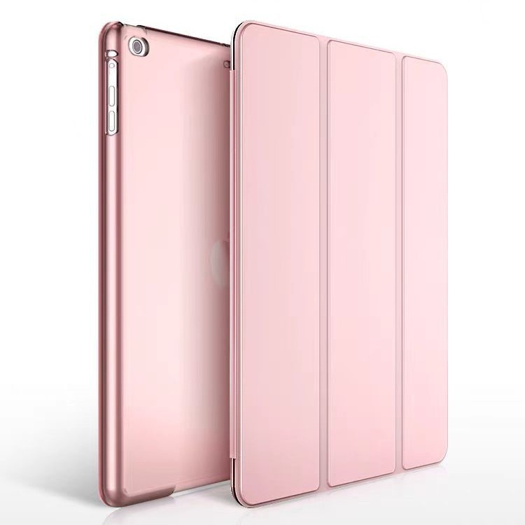 Caso protector aplicable ipad10.2 mini456 generación caso duro Pro12.9 pulgadas PC caso de cuero inteligente dormir tres veces