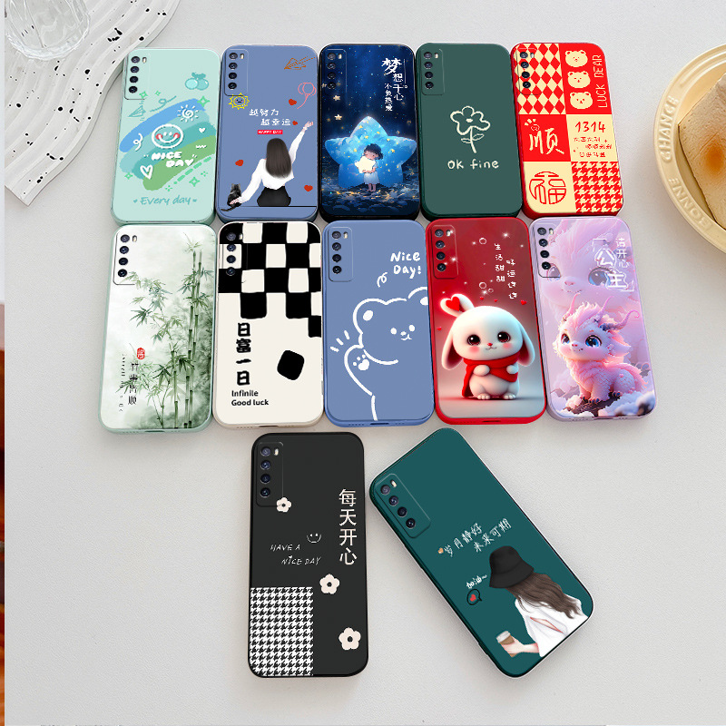 for huawei nova7 phone case JEF-AN00hwnv7 silicone naowa7 business men nav07 couple h