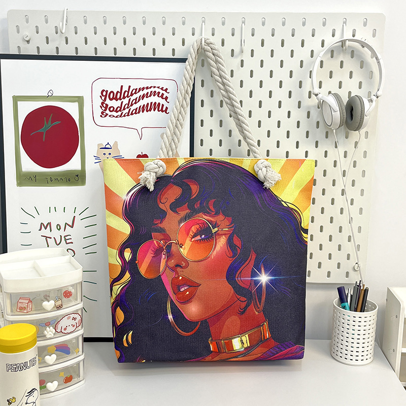 Bolsa de lona con diseño africano, estilo étnico y práctico image 15
