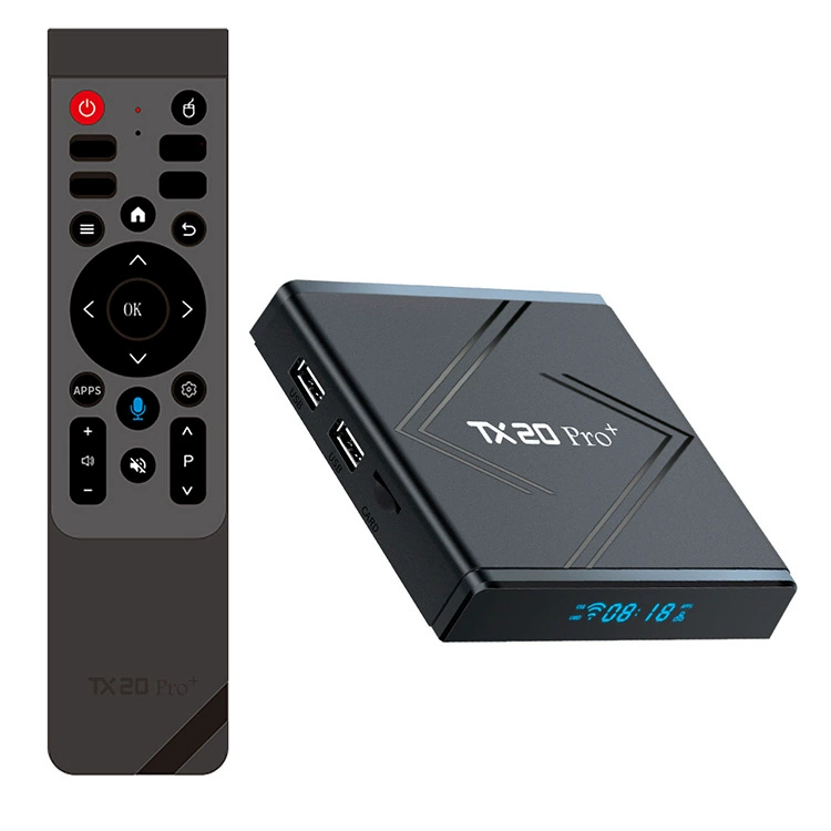 TX20 PRO плюс набор приставка Android TV бокс двухдиапазонный 5G Wi-Fi Bluetooth голосовое управление пульт телевизионный бокс