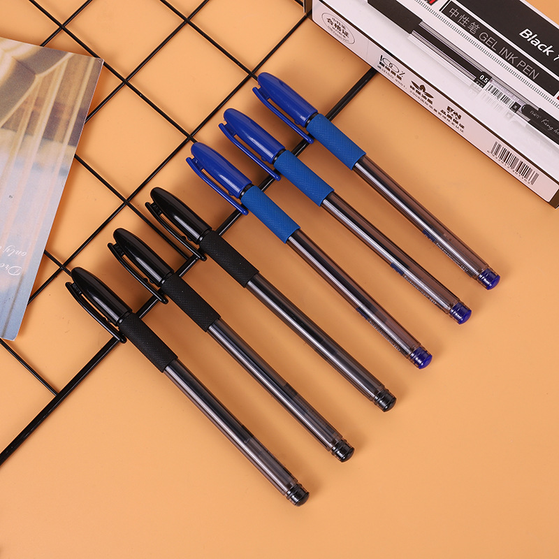 라크 1517 박스형 광고 펜 로고 시험 사무실 용 간단한 여러 가지 빛깔의 삽입 형 젤 펜 무료 배송