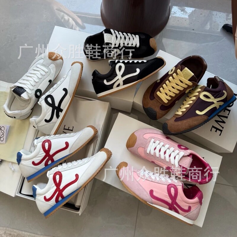High-End Version of Luo Jia Ballet-Style Training Shoes, New Spring 2026 Model, Genuine Leather Flat Casual Shoes, Versatile Running Shoes, Sneakers High-End Version of Luo Jia Ballet-Style Training Shoes, New Spring 2026 Model, Genuine Leather Flat Casual Shoes, Versatile Running Shoes, Sneakers