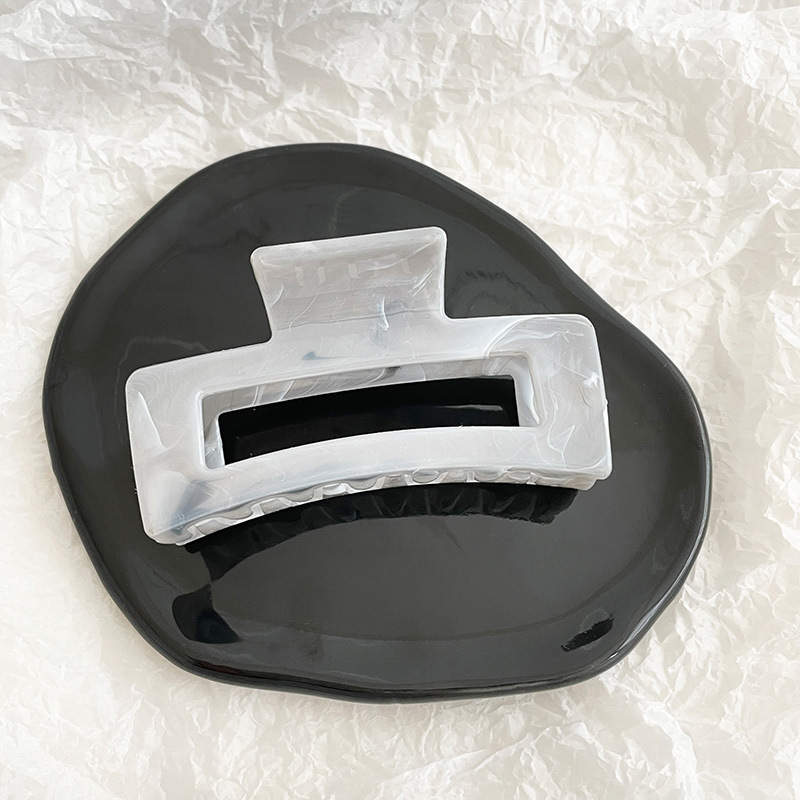 Gran clip de tiburón esmerilado acrílico simple horquilla tocado volumen gran horquilla de alto grado accesorios para el cabello al por mayor