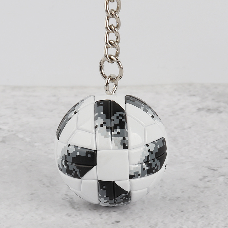 High-quality simulation football keychain mini pendant World Cup souvenirs creative pendant activities small gifts._voghion.com