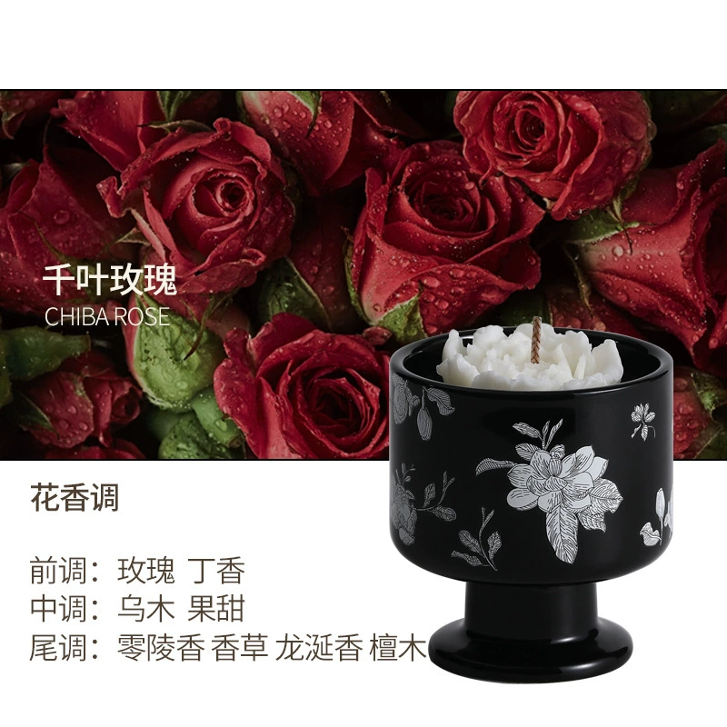 Mountain tea wax agate, candle, gift box, aromatherapy, Birthday gift, high-quality style