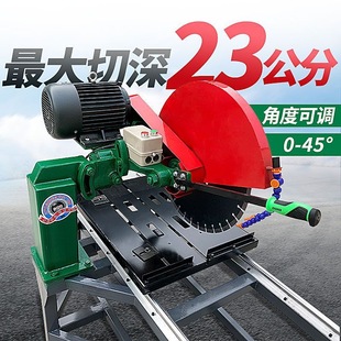 Multifunctional marble table cutting machine refractory brick cutting saw tilt chamfer tile stone cutting machine 45 degrees